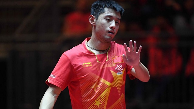 张继科 CHN vs 吉村真晴 JPN 香港公开赛男单第一轮