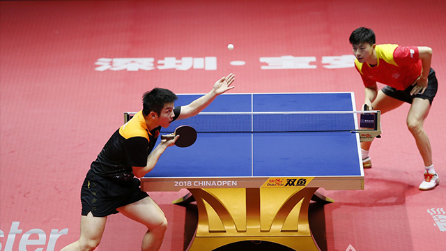 樊振东 CHN vs 马龙 CHN 小马哥吴迪解说 中国公开赛 男单决赛